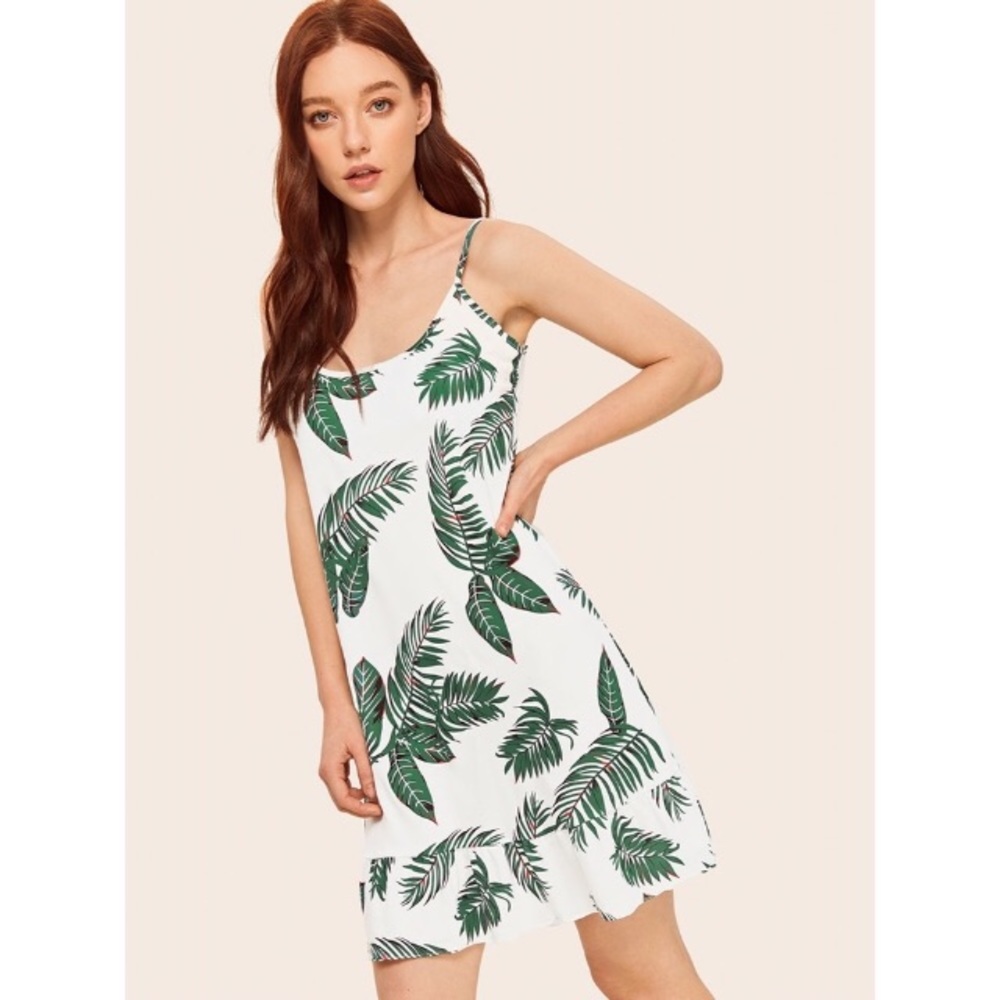 Tropical Pattern Dress